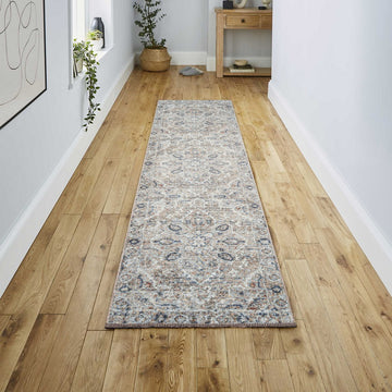 Shaii Global Medallion Low-Pile Machine-Washable Area Rug